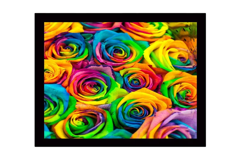 Bilde med Ramme Flerfarget, 44x15 cm