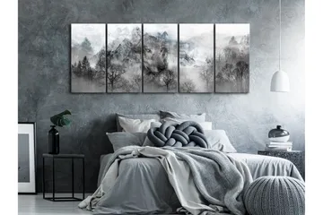 Bilde Mountain Predator 5 Parts Narrow 225x90 - Artgeist sp. z o. o. - Innredning - Bilder & kunst - Lerretsbilder