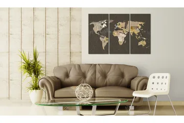 Bilde News Of The World Triptyken 120x80 - Artgeist sp. z o. o. - Innredning - Bilder & kunst - Lerretsbilder