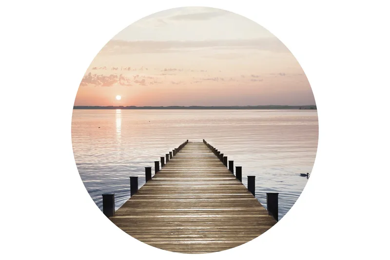 Bilde Round Harmony - 70x70 cm - Innredning - Bilder & kunst