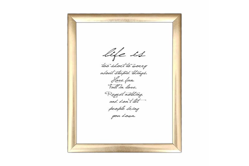 Bilde Sayings med Ramme Flerfarget - 22,3x52,8 cm - Innredning - Bilder & kunst