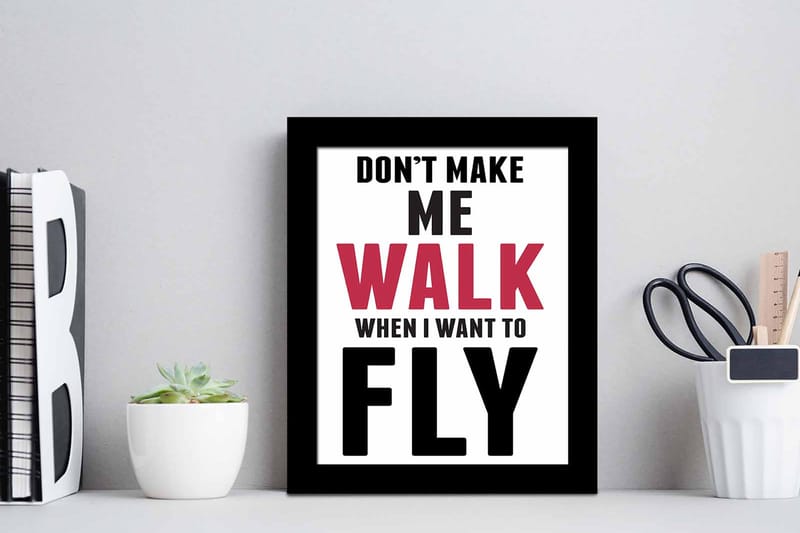 Bilde Sayings med Ramme Flerfarget - 22,3x52,8 cm - Innredning - Bilder & kunst