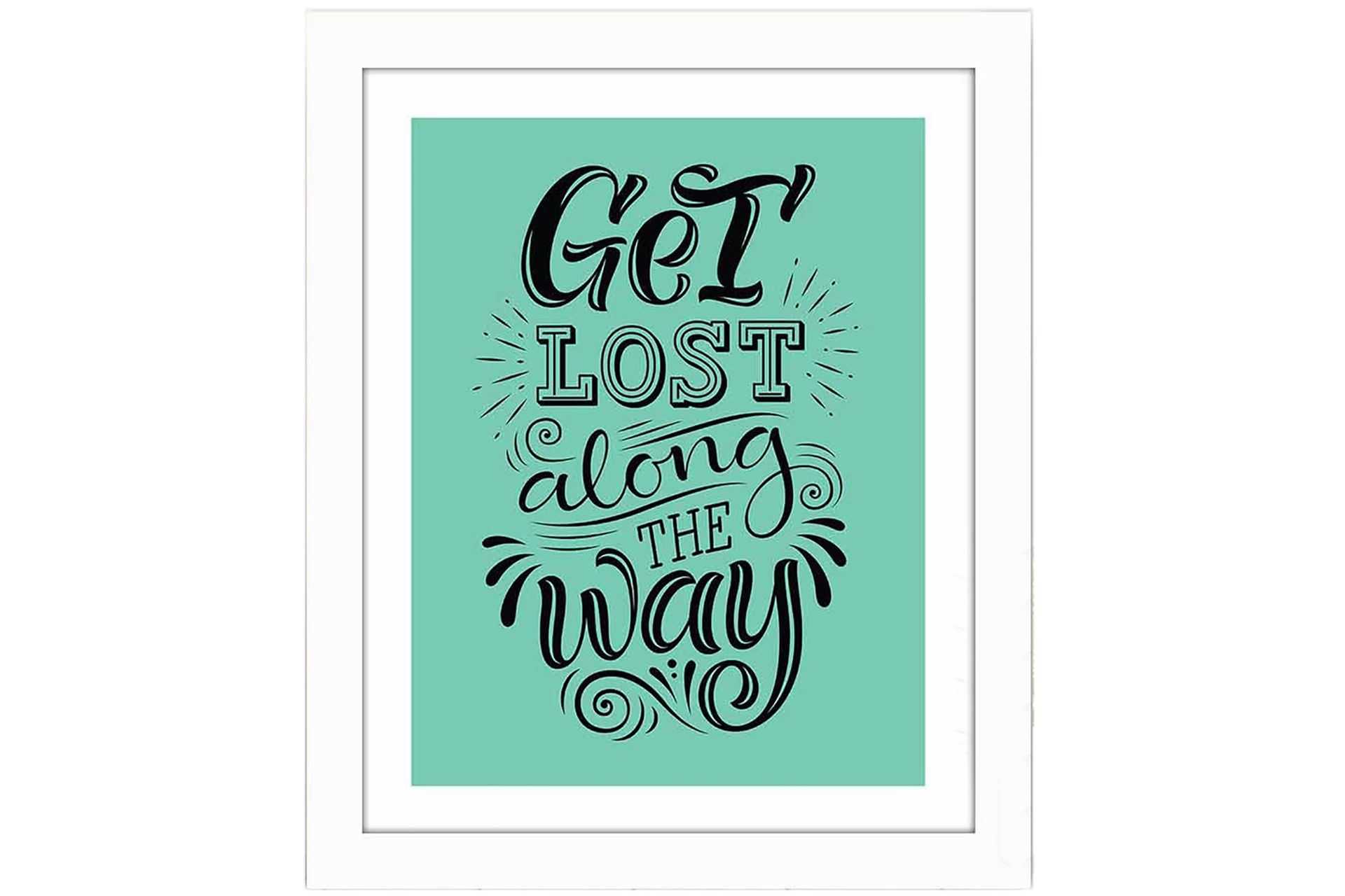 Bilde Sayings med Ramme Flerfarget - 22,3x52,8 cm - Innredning - Bilder & kunst