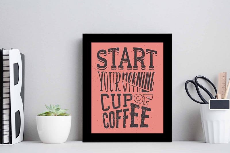 Bilde Sayings med Ramme Flerfarget - 22,3x52,8 cm - Innredning - Bilder & kunst