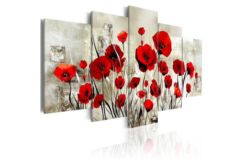 Bilde Scarlet Field 200x100, Artgeist sp. z o. o.