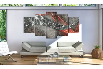 Bilde Silver Fire 200x100 - Artgeist sp. z o. o. - Innredning - Bilder & kunst - Lerretsbilder