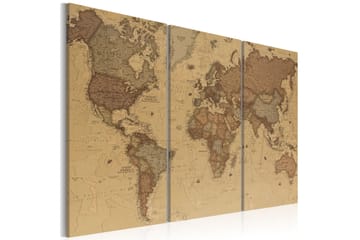 Bilde Stylish World Map 90x60