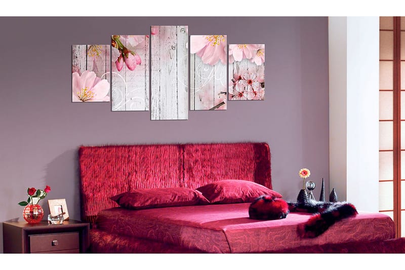 Bilde Subtlety Of Flowers 200x100 - Artgeist sp. z o. o. - Innredning - Bilder & kunst - Lerretsbilder