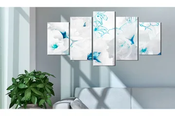 Bilde Turquoise Threads 100x50 - Artgeist sp. z o. o. - Innredning - Bilder & kunst - Lerretsbilder