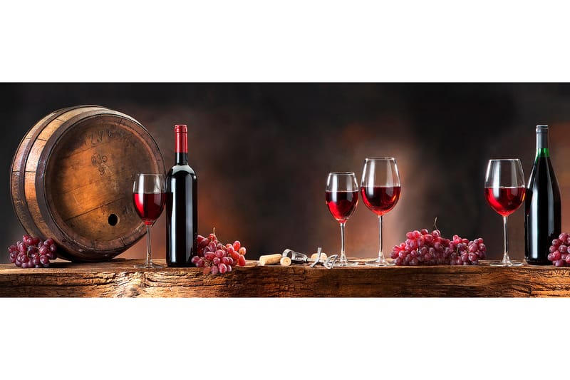 Bilde Wine Glasses - 33x08 cm - Bilder & kunst