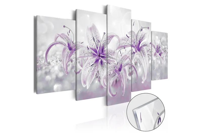 Bilde På Akryl Purple Graces 100x50, Artgeist sp. z o. o.