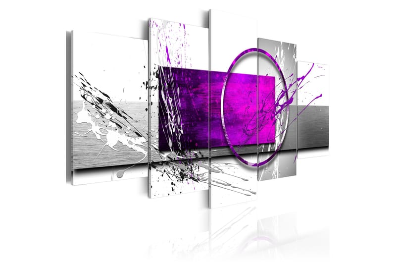 Bilde Purple Expression 100x50, Artgeist sp. z o. o.