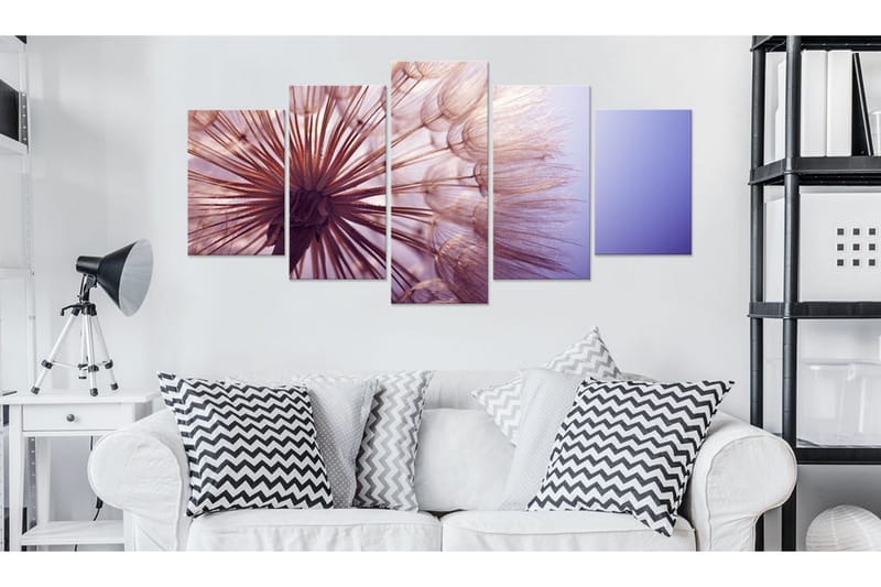 Bilde Purple Glare 200x100 - Artgeist sp. z o. o. - Innredning - Bilder & kunst - Lerretsbilder