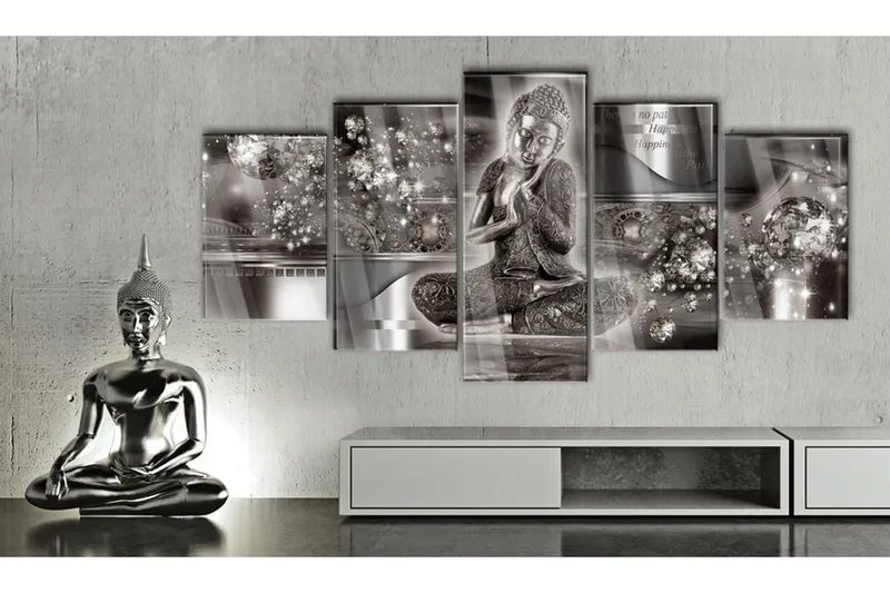 Bilde På Akryl Silver Serenity 100x50 - Artgeist sp. z o. o. - Innredning - Bilder & kunst