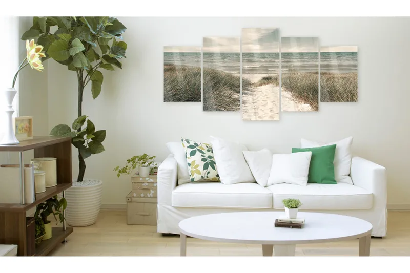 Bilde På Akryl Quiet Beach 100x50 - Artgeist sp. z o. o. - Innredning - Bilder & kunst