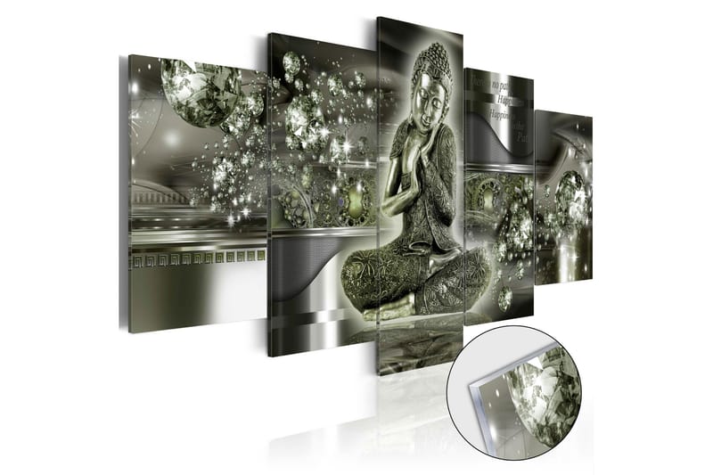 Bilde På Akryl Emerald Buddha 100x50, Artgeist sp. z o. o.