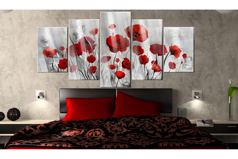Bilde På Akryl Scarlet Cloud 200x100 - Artgeist sp. z o. o. - Innredning - Bilder & kunst