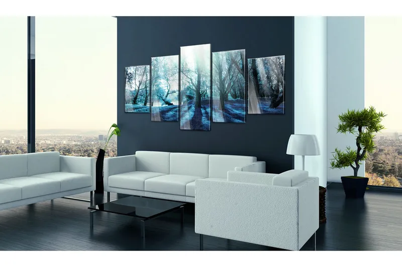 Bilde På Akryl Blue Glade 100x50 - Artgeist sp. z o. o. - Innredning - Bilder & kunst
