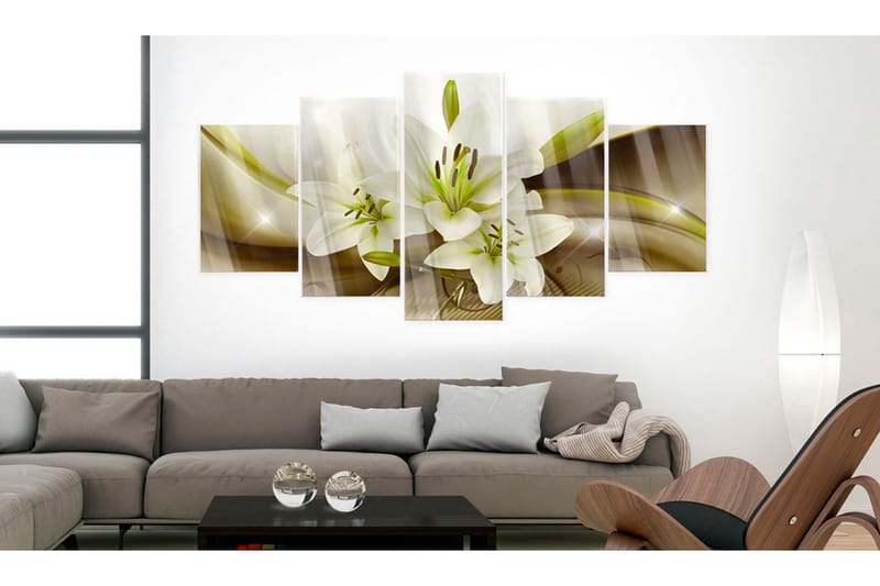 Bilde På Akryl Modern Lily 100x50 - Artgeist sp. z o. o. - Innredning - Bilder & kunst