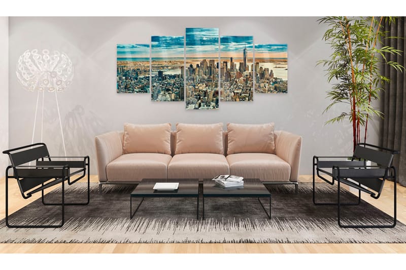 Bilde På Akryl Ny Dream City 100x50 - Artgeist sp. z o. o. - Innredning - Bilder & kunst
