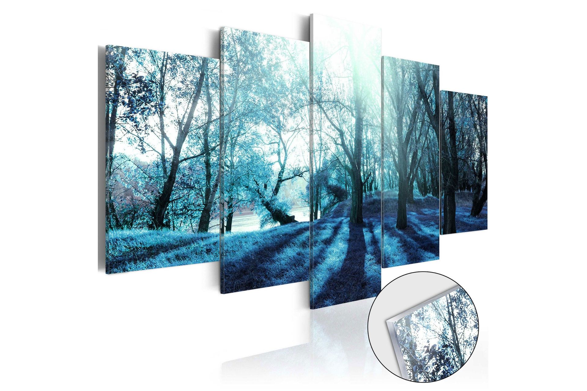 Bilde På Akryl Blue Glade 100x50 - Artgeist sp. z o. o.
