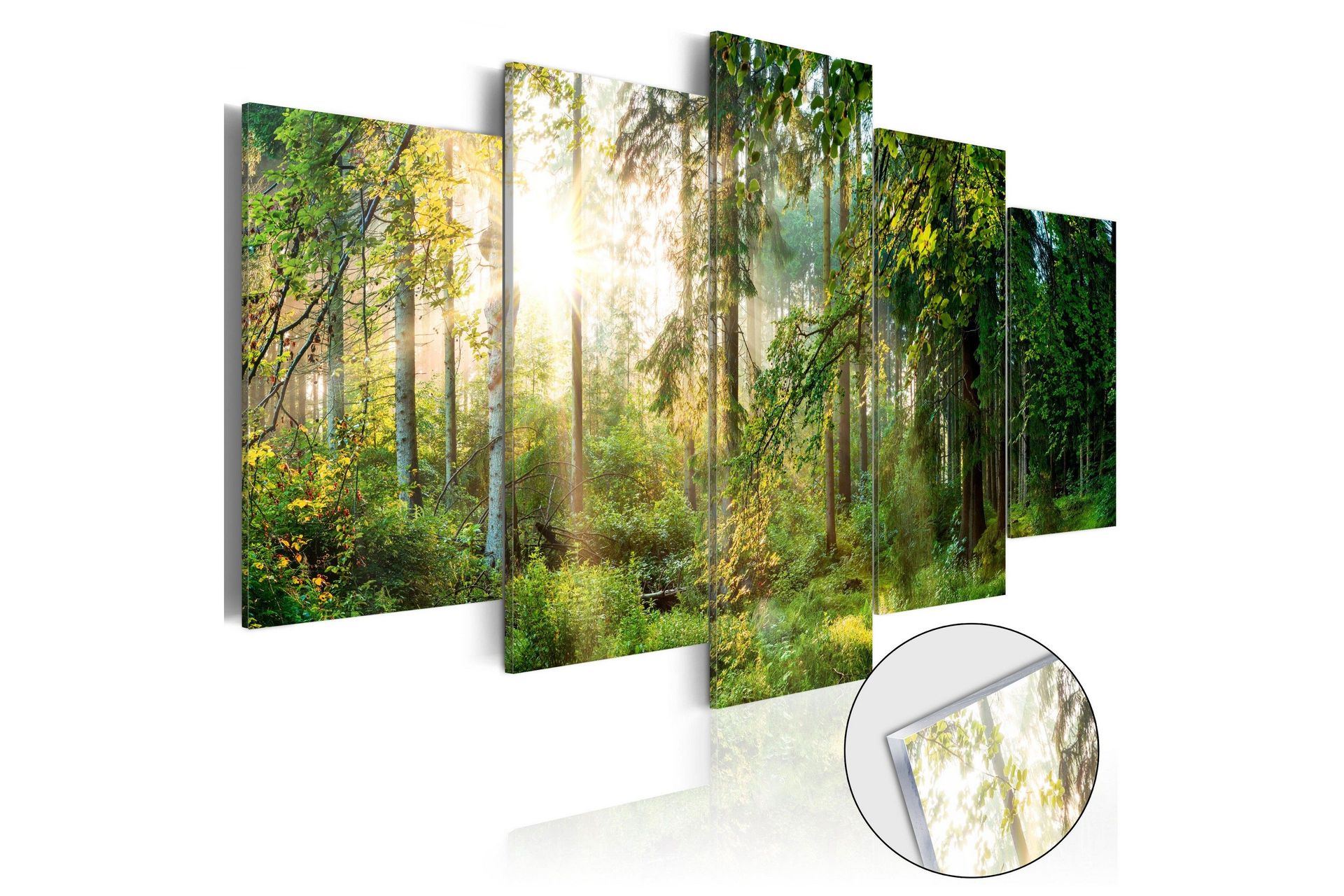 Bilde På Akryl Green Sanctuary 100x50 - Artgeist sp. z o. o.