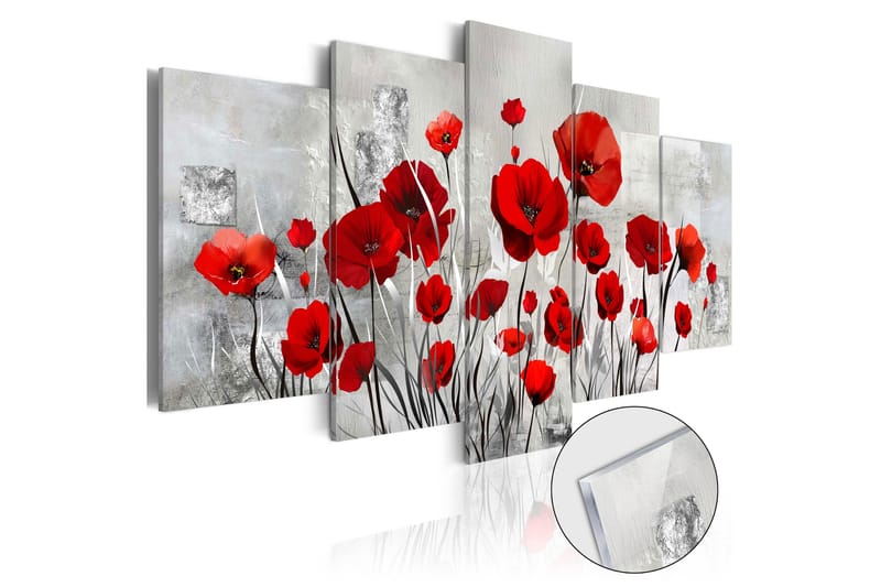 Bilde På Akryl Scarlet Cloud 100x50 - Artgeist sp. z o. o. - Innredning - Bilder & kunst