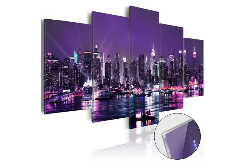 Bilde På Akryl Purple Sky 200x100 - Artgeist sp. z o. o. - Bilder & kunst
