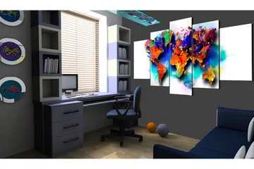 Bilde Picturesque World 100x50 - Artgeist sp. z o. o. - Innredning - Bilder & kunst - Lerretsbilder