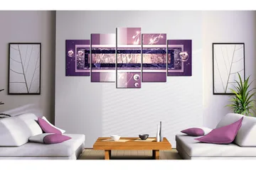 Bilde Purple Cascade 100x50 - Artgeist sp. z o. o. - Innredning - Bilder & kunst - Lerretsbilder
