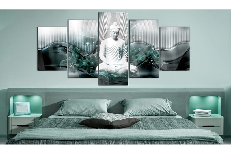 Bilde På Akryl Azure Meditation 100x50 - Artgeist sp. z o. o. - Innredning - Bilder & kunst