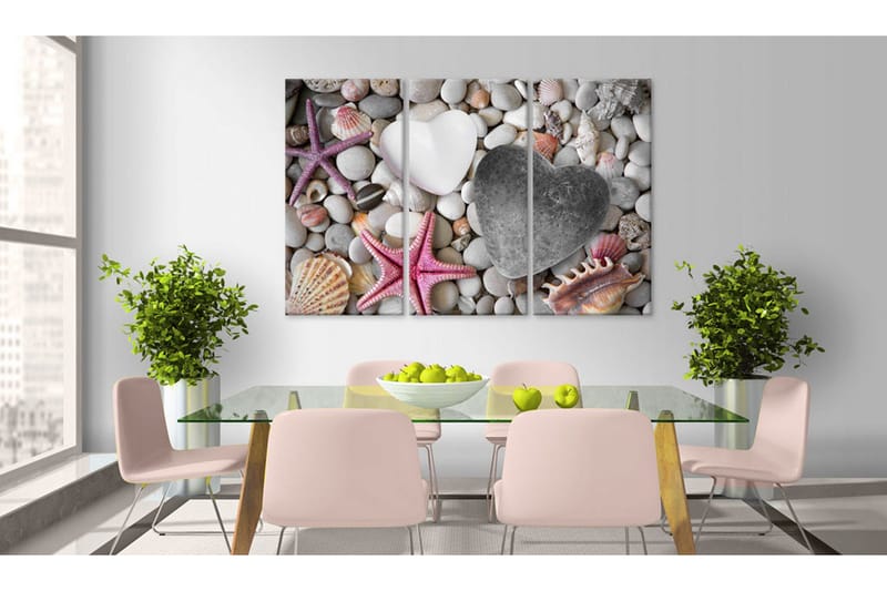 Bilde Pebbles Of Love 120x80 - Artgeist sp. z o. o. - Innredning - Bilder & kunst - Lerretsbilder