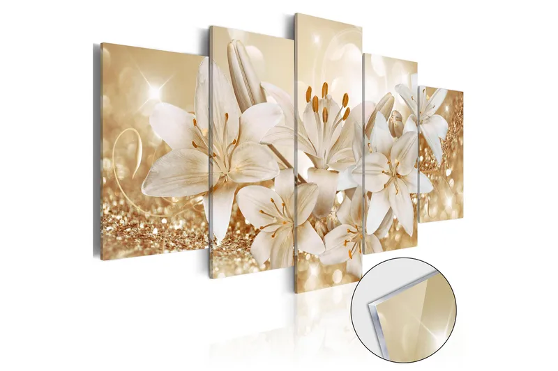 Bilde På Akryl Golden Bouquet 100x50, Artgeist sp. z o. o.