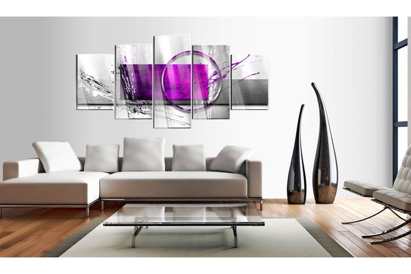 Bilde På Akryl Purple Expression 200x100 - Artgeist sp. z o. o. - Innredning - Bilder & kunst