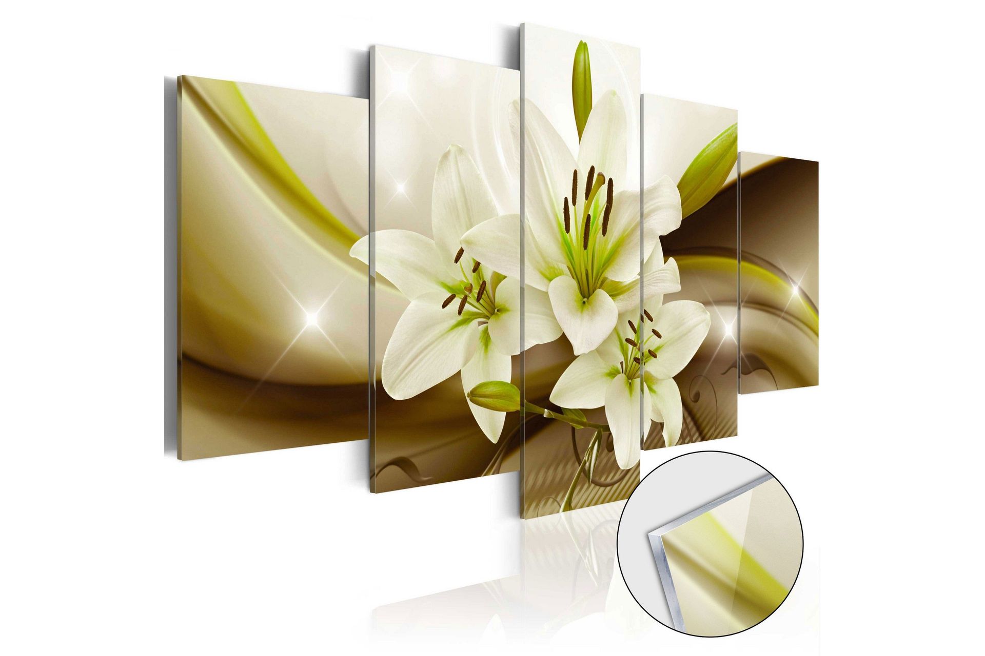 Bilde På Akryl Modern Lily 100x50 - Artgeist sp. z o. o.