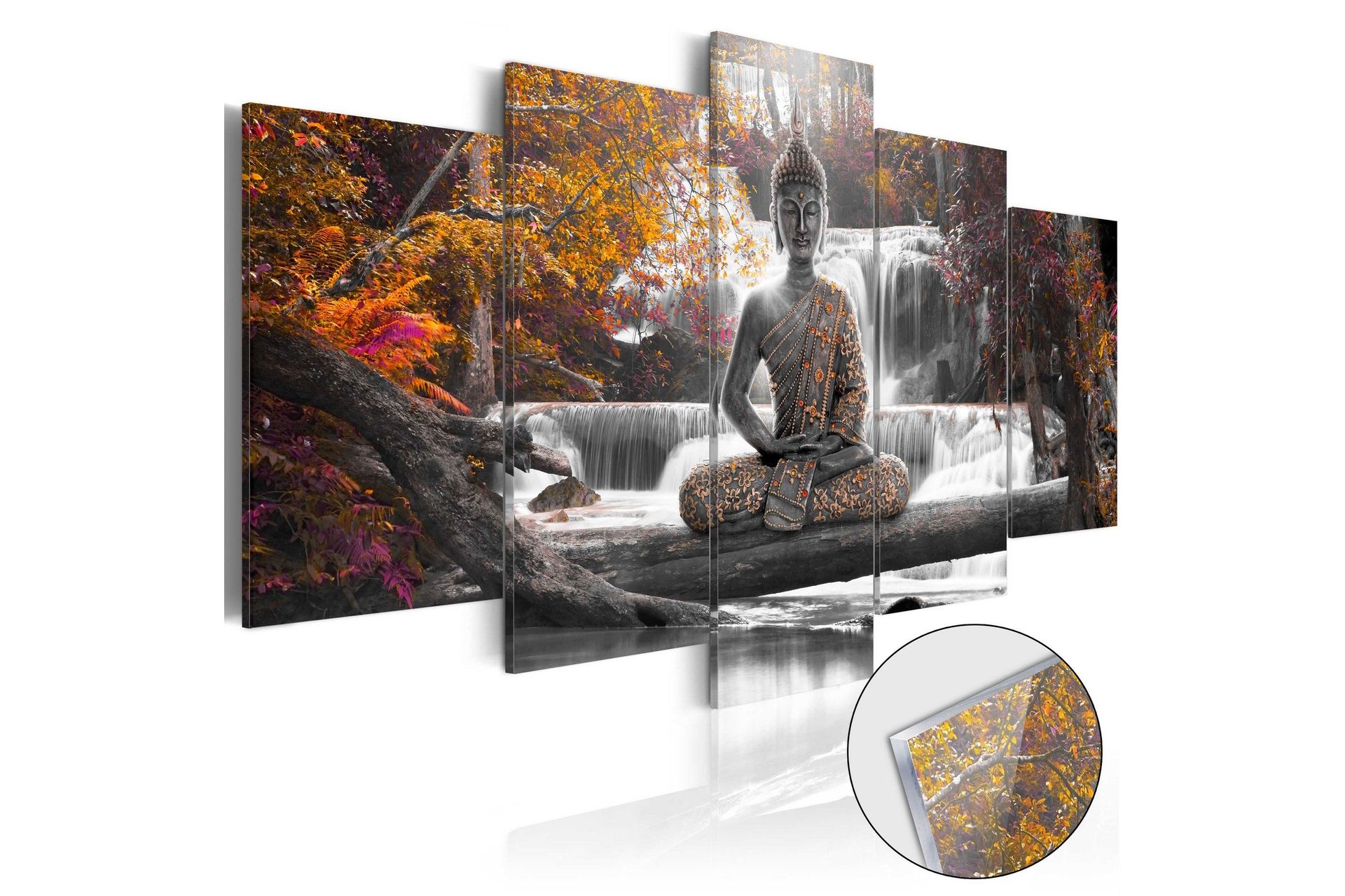 Bilde På Akryl Autumnal Buddha 100x50 - Artgeist sp. z o. o.