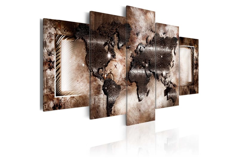 Bilde Platinum Map 100x50, Artgeist sp. z o. o.