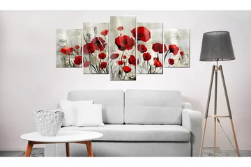 Bilde På Akryl Scarlet Field 100x50 - Artgeist sp. z o. o. - Innredning - Bilder & kunst