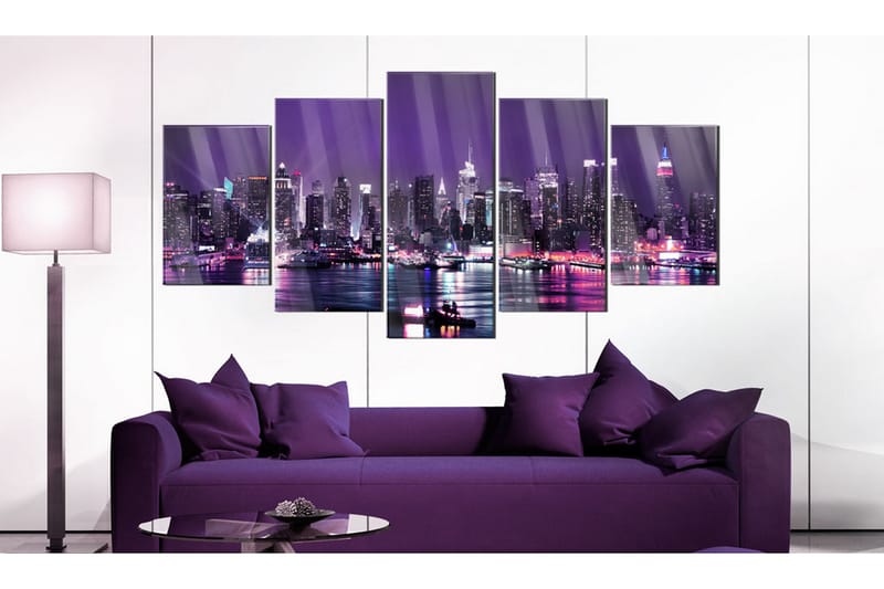 Bilde På Akryl Purple Sky 200x100 - Artgeist sp. z o. o. - Bilder & kunst