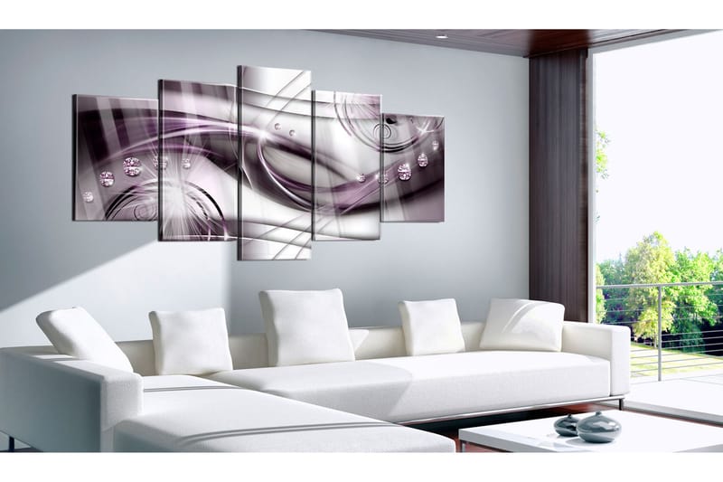 Bilde På Akryl Violet Glow 100x50 - Artgeist sp. z o. o. - Innredning - Bilder & kunst