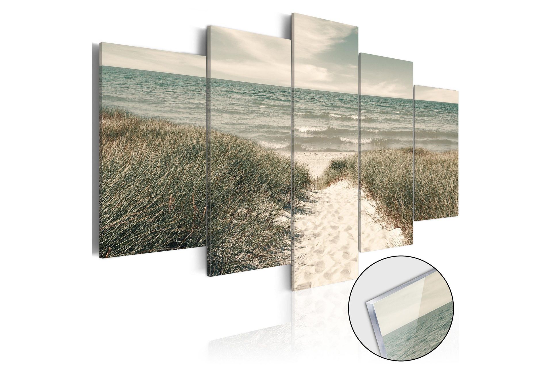 Bilde På Akryl Quiet Beach 100x50 - Artgeist sp. z o. o.