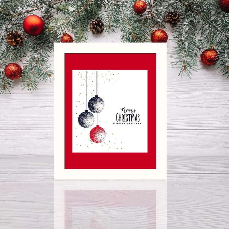 Dekorativ InnRammemet MDF-maling 24x29 cm - Flerfarget - Innredning - Bilder & kunst