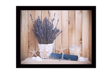 Dekorativ InnRammemet MDF-maling 41x56 cm - Flerfarget - Innredning - Bilder & kunst