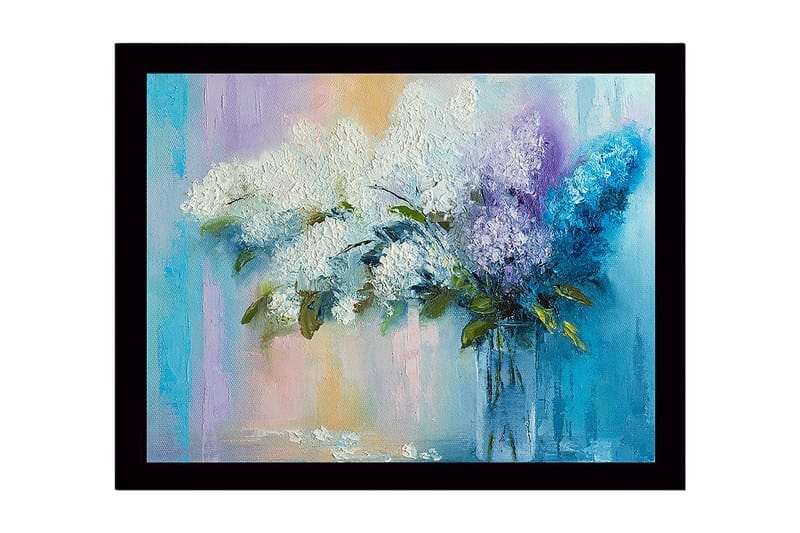 Dekorativ InnRammemet MDF-maling 41x56 cm - Flerfarget - Innredning - Bilder & kunst