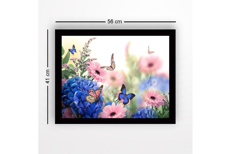 Dekorativ InnRammemet MDF-maling 41x56 cm - Flerfarget - Innredning - Bilder & kunst