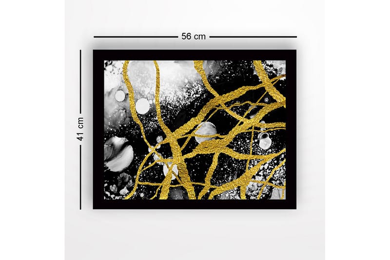 Dekorativ InnRammemet MDF-maling 41x56 cm - Flerfarget - Innredning - Bilder & kunst
