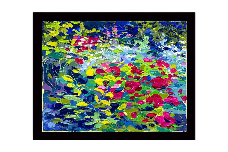 Dekorativ InnRammemet MDF-maling 41x56 cm, Flerfarget
