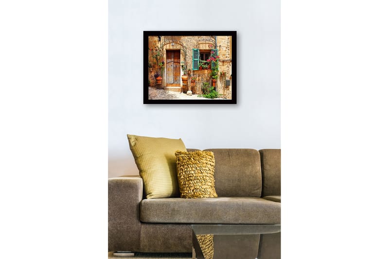 Dekorativ InnRammemet MDF-maling 41x56 cm - Flerfarget - Innredning - Bilder & kunst