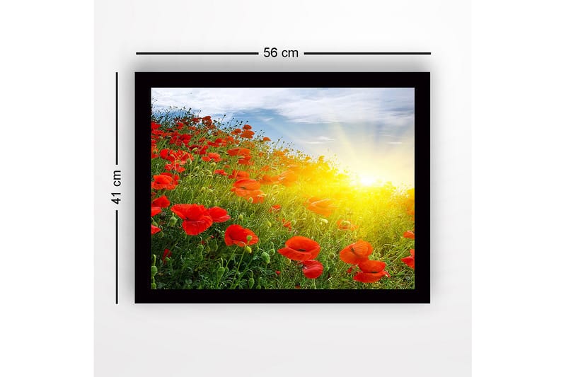 Dekorativ InnRammemet MDF-maling 41x56 cm - Flerfarget - Innredning - Bilder & kunst