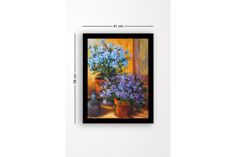 Dekorativ InnRammemet MDF-maling 41x56 cm - Flerfarget - Innredning - Bilder & kunst